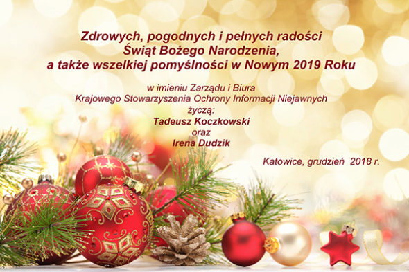 Życzenia Świąteczne i Noworoczne