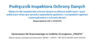 Podręcznik Inspektora Ochrony Danych