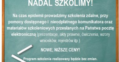 Nadal szkolimy! Nadal szkolimy!