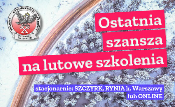 Ostatnia szansa na lutowe szkolenia - KSOIN