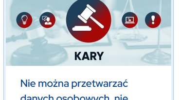 Nie można przetwarzać danych osobowych, nie mając podstawy prawnej Nie można przetwarzać danych osobowych, nie mając podstawy prawnej
