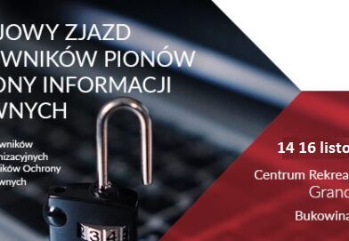 Znamy miejsce i datę kolejnego Zjazdu Pracowników Pionów Ochrony Informacji Niejawnych