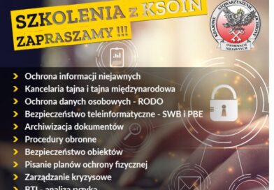 Przedstawiamy kalendarz szkoleniowy w II półroczu 2023