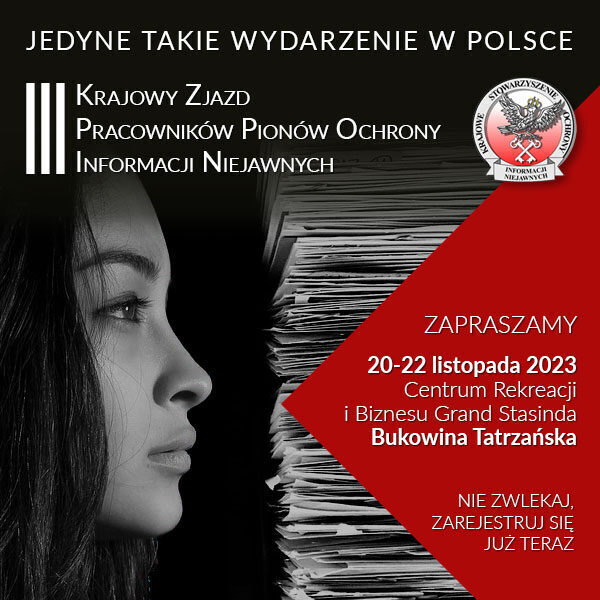 III Zjazd Pracowników Pionów Ochrony Informacji Niejawnych