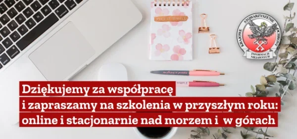 Zapraszamy na szkolenia w przyszłym roku