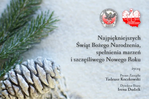 Wesołych Świąt i Szczęśliwego Nowego Roku - życzą KSOIN i SWBN