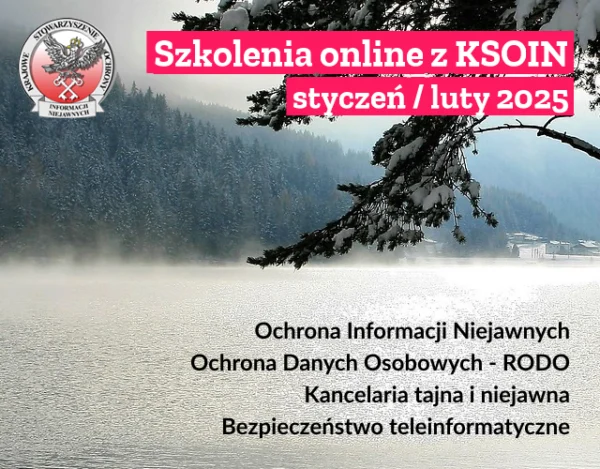 Szkolenia KSOIN styczeń-luty 2025