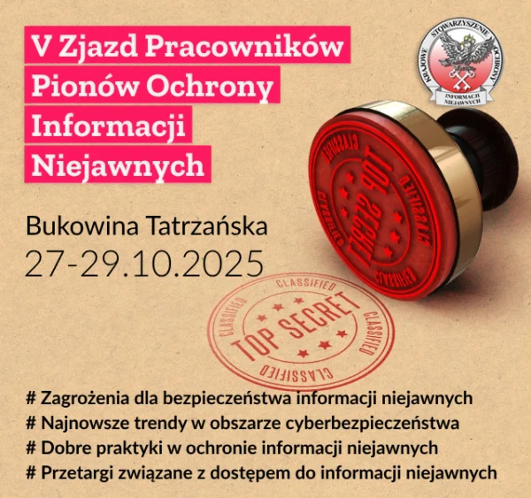 V Zjazd Pracowników Pionów Ochrony Informacji Niejawnych