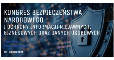 XIX KONGRES BEZPIECZEŃSTWA NARODOWEGO i Ochrony Informacji Niejawnych, Biznesowych oraz Danych Osobowych