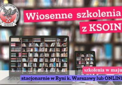 Szkolenia zaplanowane w maju w trybie zdalnym