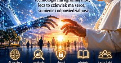AI nie zastępuje człowieka — ma mu służyć. AI nie zastępuje człowieka — ma mu służyć.