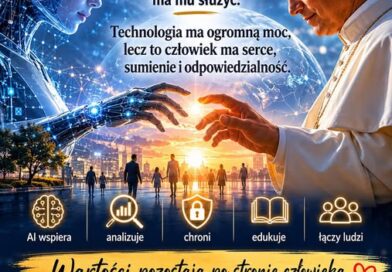 AI nie zastępuje człowieka — ma mu służyć. AI nie zastępuje człowieka — ma mu służyć.