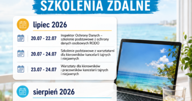 Zapraszamy na letnie szkolenia